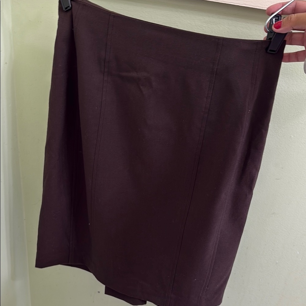 Express Dark Brown Mini Skirt